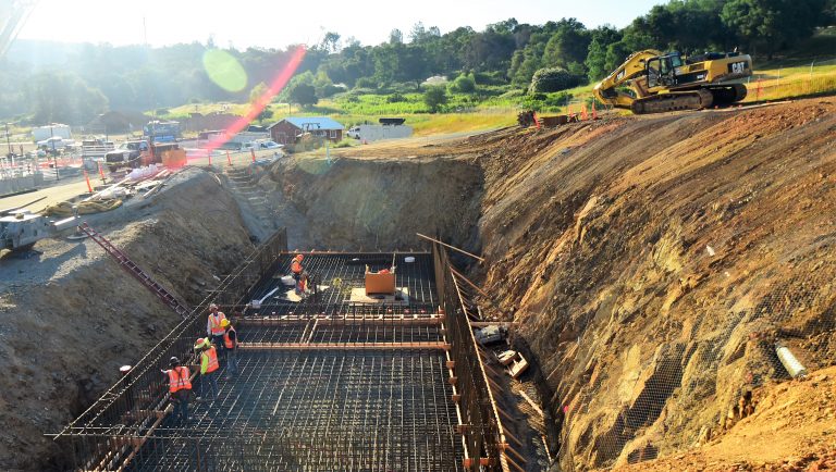 construction workers on a work site